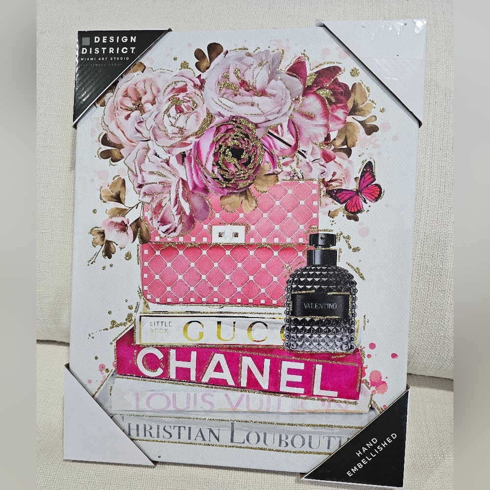 NWT Design District Luxury Art: Chanel, Gucci, LV